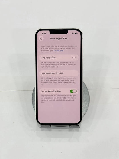 IPhone 14 bản 128gb Màu trắng - Thay Pin 100% - 01701 - a- Teku