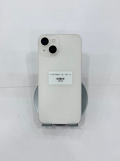 IPhone 14 bản 128gb Màu trắng - Pin 95% - 36249 - a- Teku