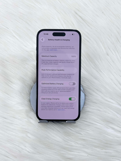 IPhone 14 Pro 128GB Màu đen - Pin thay 100% - 77171 A-* TEKU