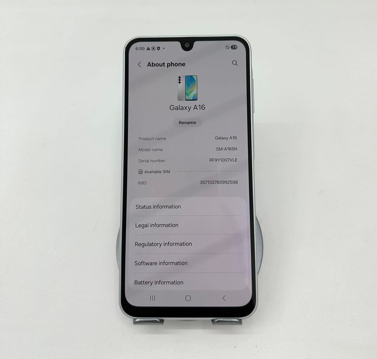 Samsung A16 128gb xám - 92598 - a-