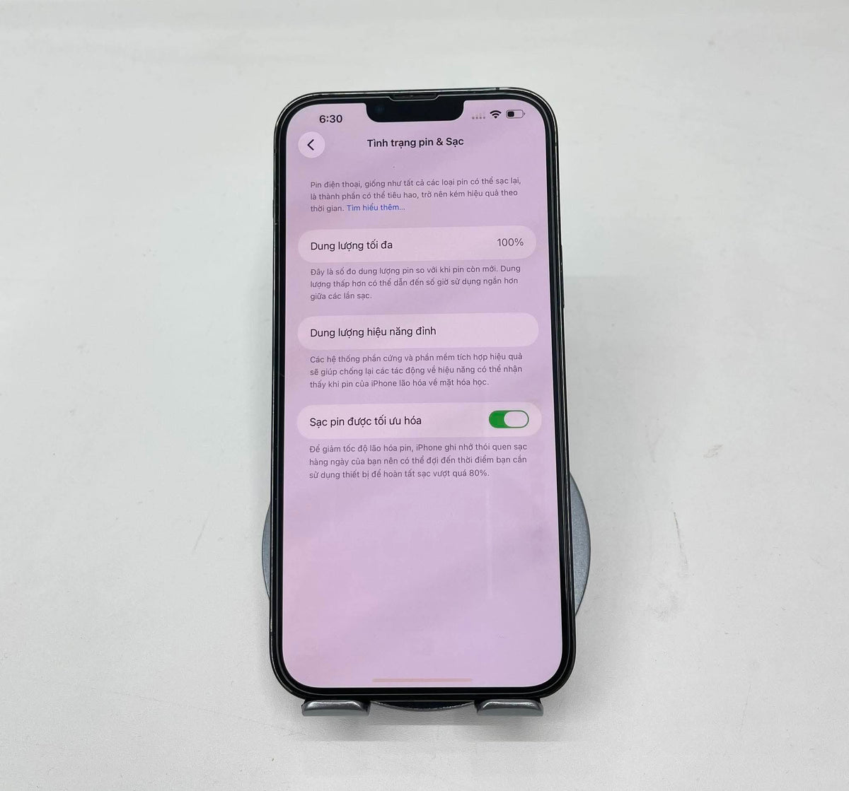 IPhone 13 ProMax 128gb Màu Green - Pin 84% - 63565 -a -*
