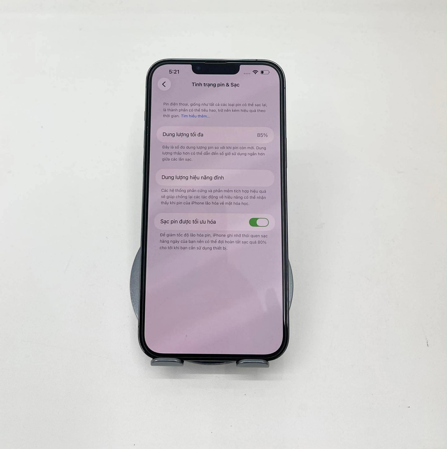 IPhone 13 ProMax 128GB Màu Xanh dương - Pin 85% - 84868 A- *