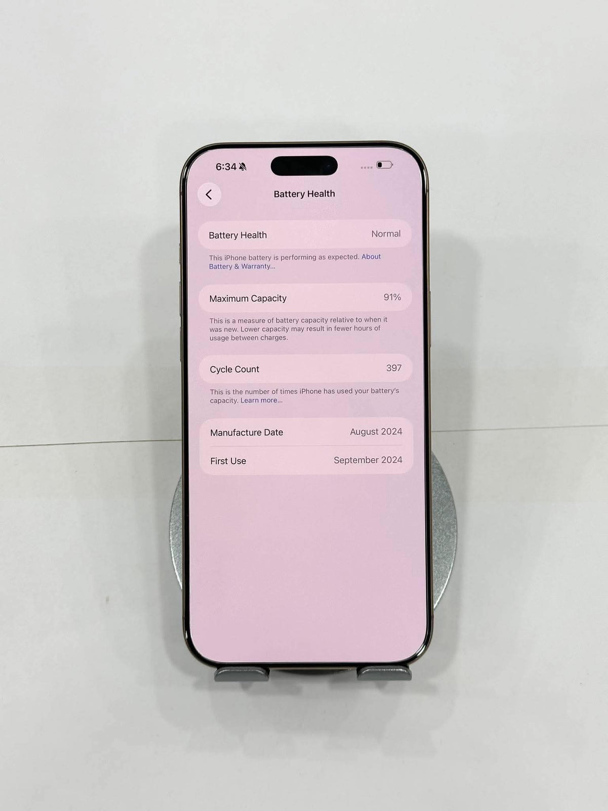 IPhone 16 ProMax 256GB Màu vàng - Pin 91% - 85576 - a-* Teku