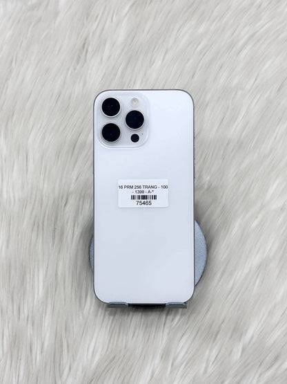 IPhone 16 ProMax 256gb Màu trắng - Pin 100% - 75465 A-*