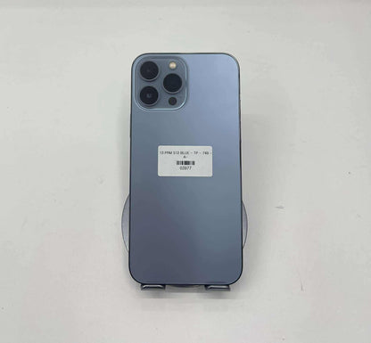 IPhone 13 ProMax 512GB Màu Blue - Pin thay mới 100% - 03977 - A-