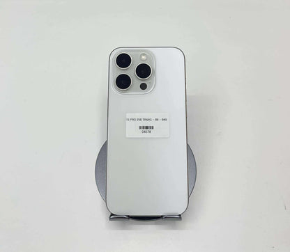 IPhone 15 Pro 256gb Màu Trắng - Pin 88% - 04578