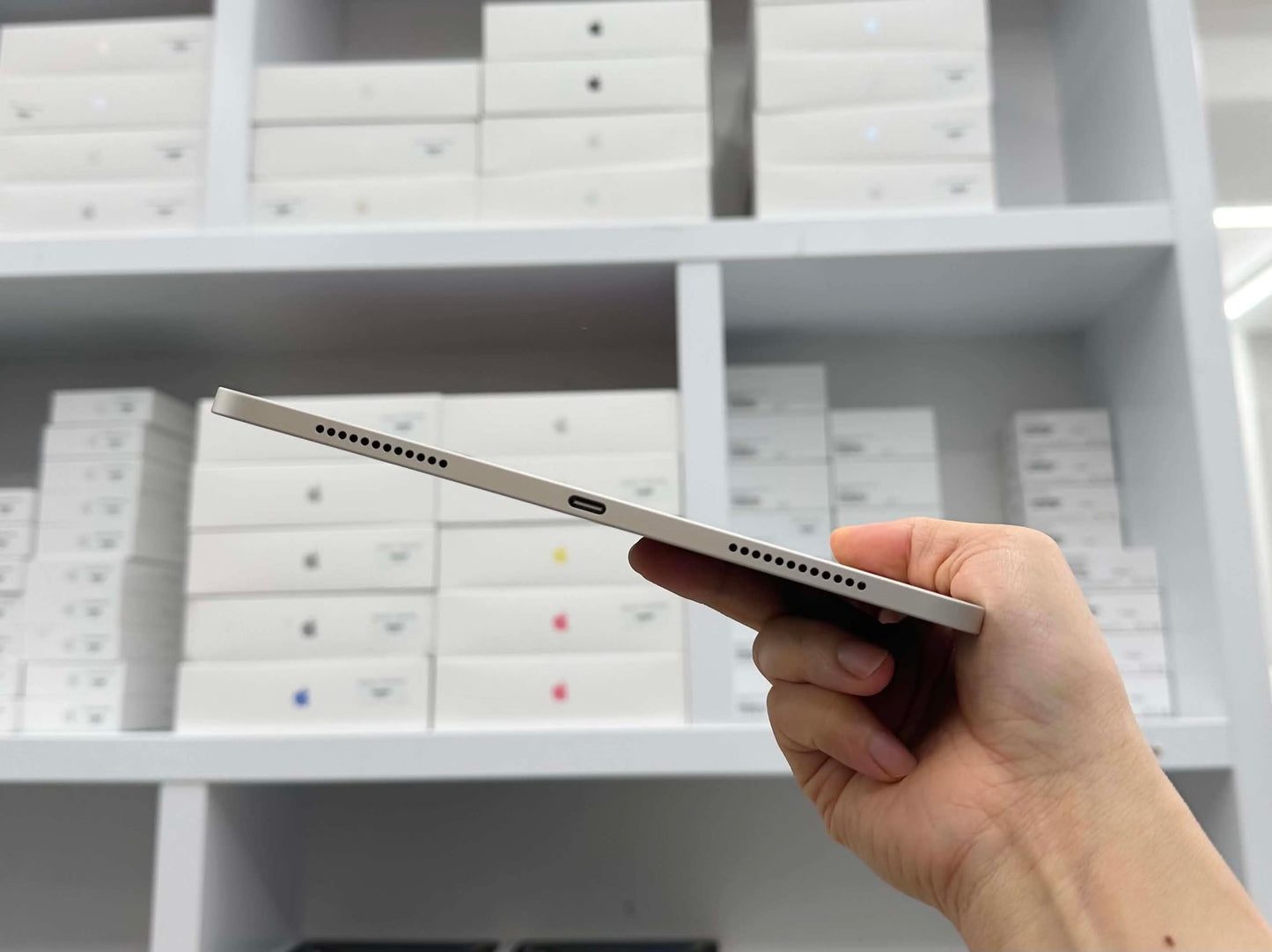 IPad Air 6 bản 256GB Màu Starlight - Pin 100% - X6PG7  - A-*