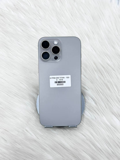 IPhone 16 Promax 256GB màu Titan - Pin 100% sạc 6 lần - 86890 TEKU *