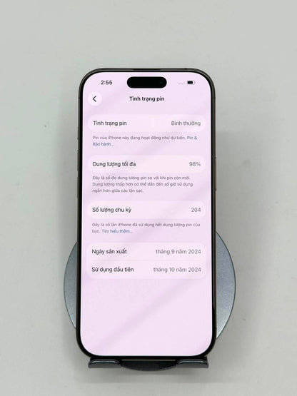 IPhone 16 Pro 256 Màu Vàng - Pin 98% -  24671