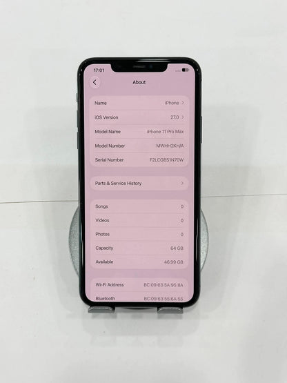 IPhone 11 Promax 64gb màu Xanh Lá - Thay Pin 100% - 16469 - a- Teku
