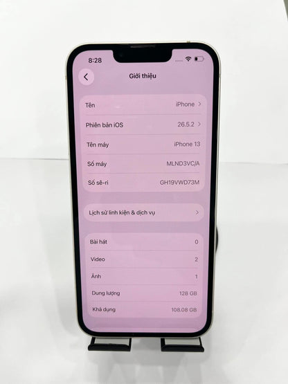 IPhone 13 128gb Màu Trắng - Pin thay - 45056 - A- Busan