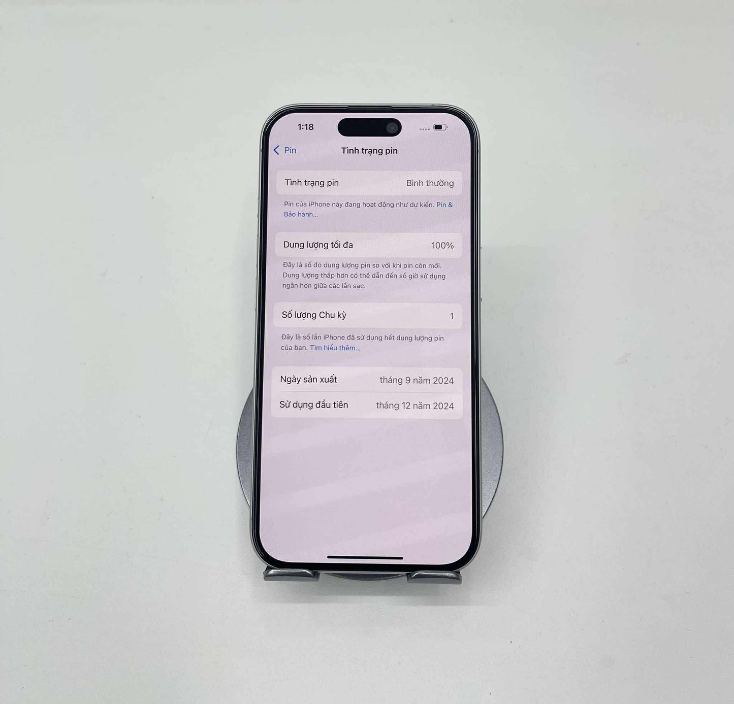 Iphone 16 128 Màu Trắng - Pin 100% sạc 1 lần - 08046/ 26970/ 89454/ 98246 box