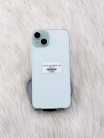 IPhone 15 Plus 128GB Màu Xanh lá - Pin 86% - 51294 TEKU A-