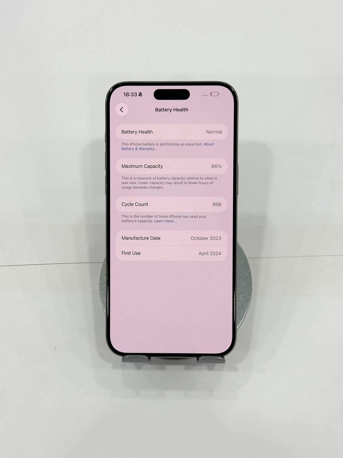 IPhone 15 Promax 512gb Màu Titan - Pin 86% - 90266 - a-