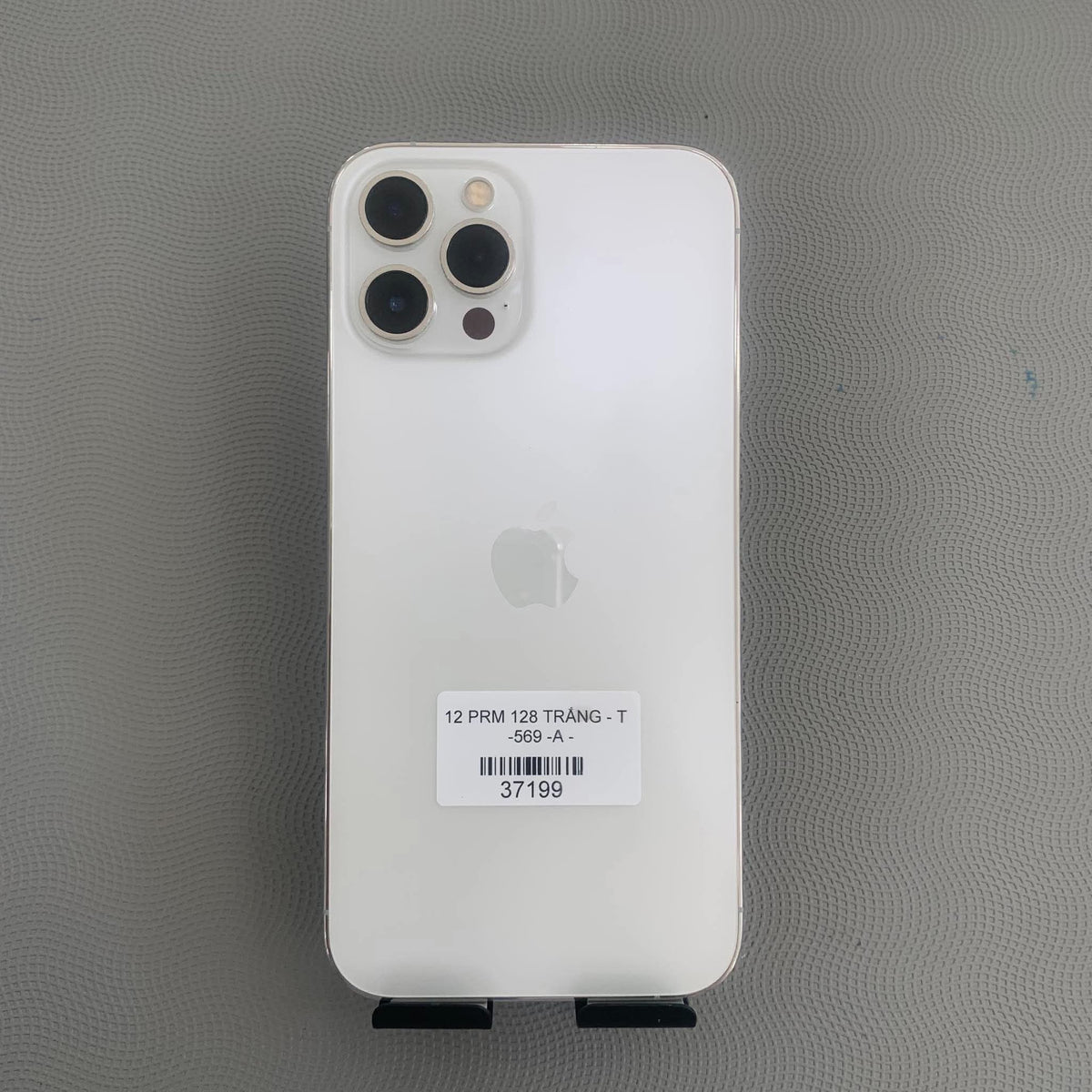 IPhone 12 Promax 128gb Màu trắng - Pin thay mới 100% - 37199 - a- Busan