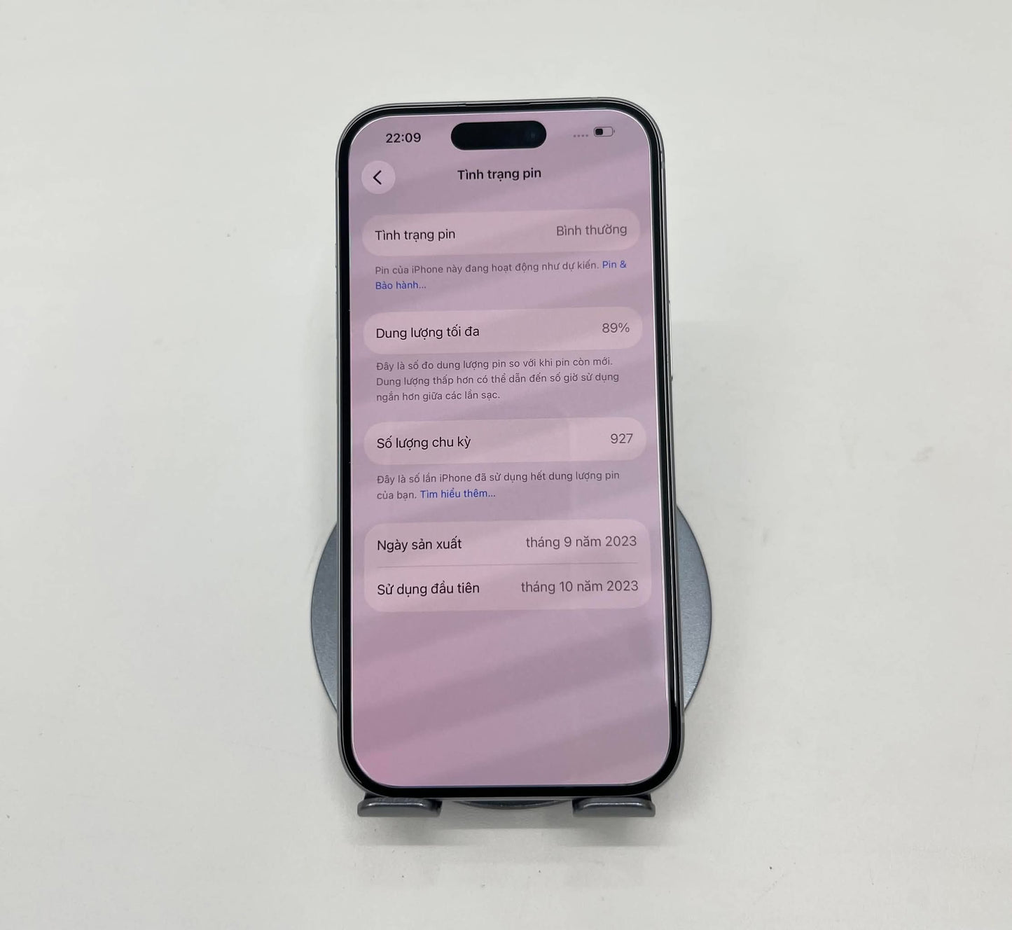 IPhone 15 bản 256gb Màu Blue - pin 89% - 67745 - a-*