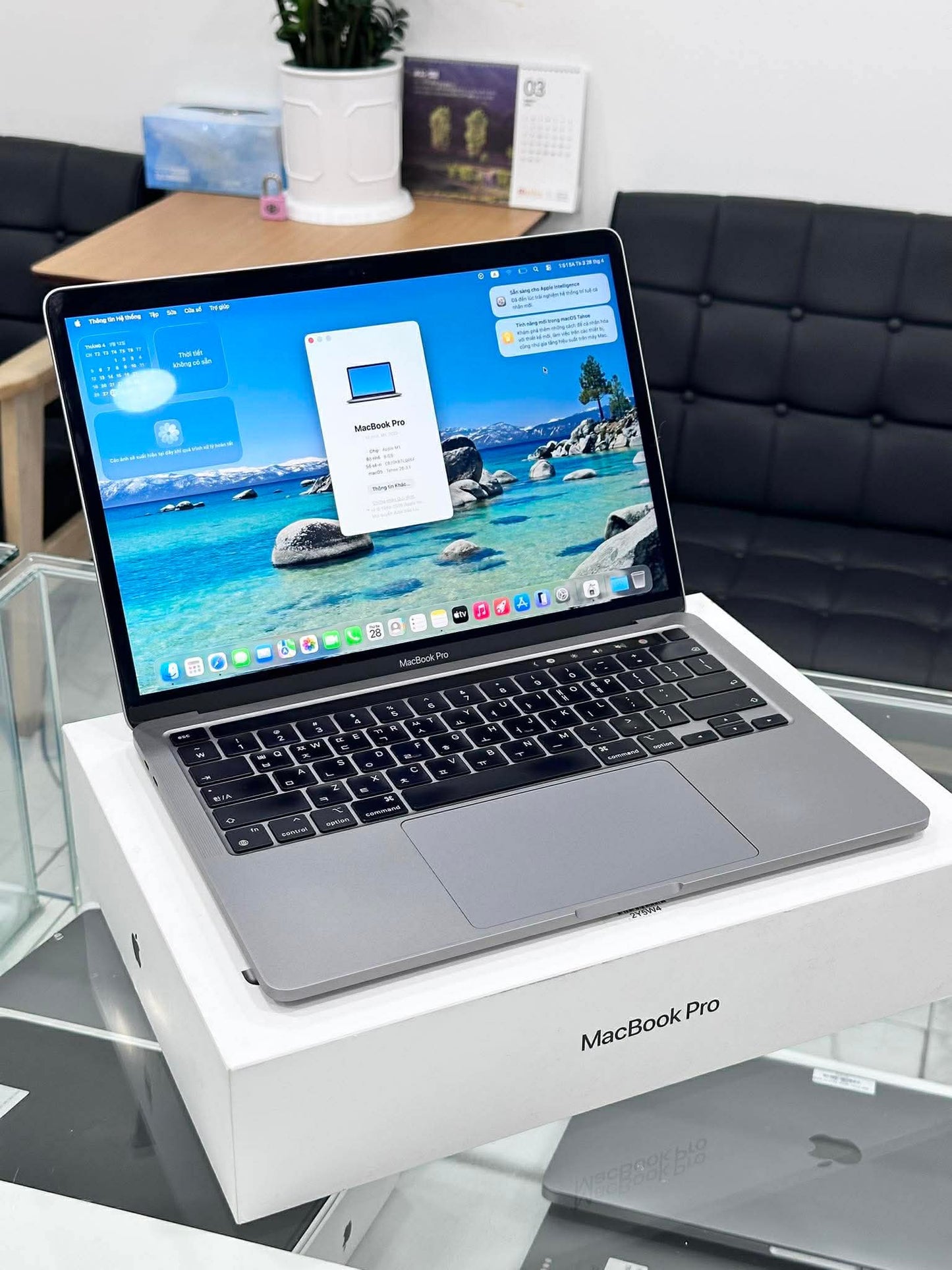 MacBook Pro M1 bản 8gb/512gb Màu xám - Pin 84% - 7LQ05F A-