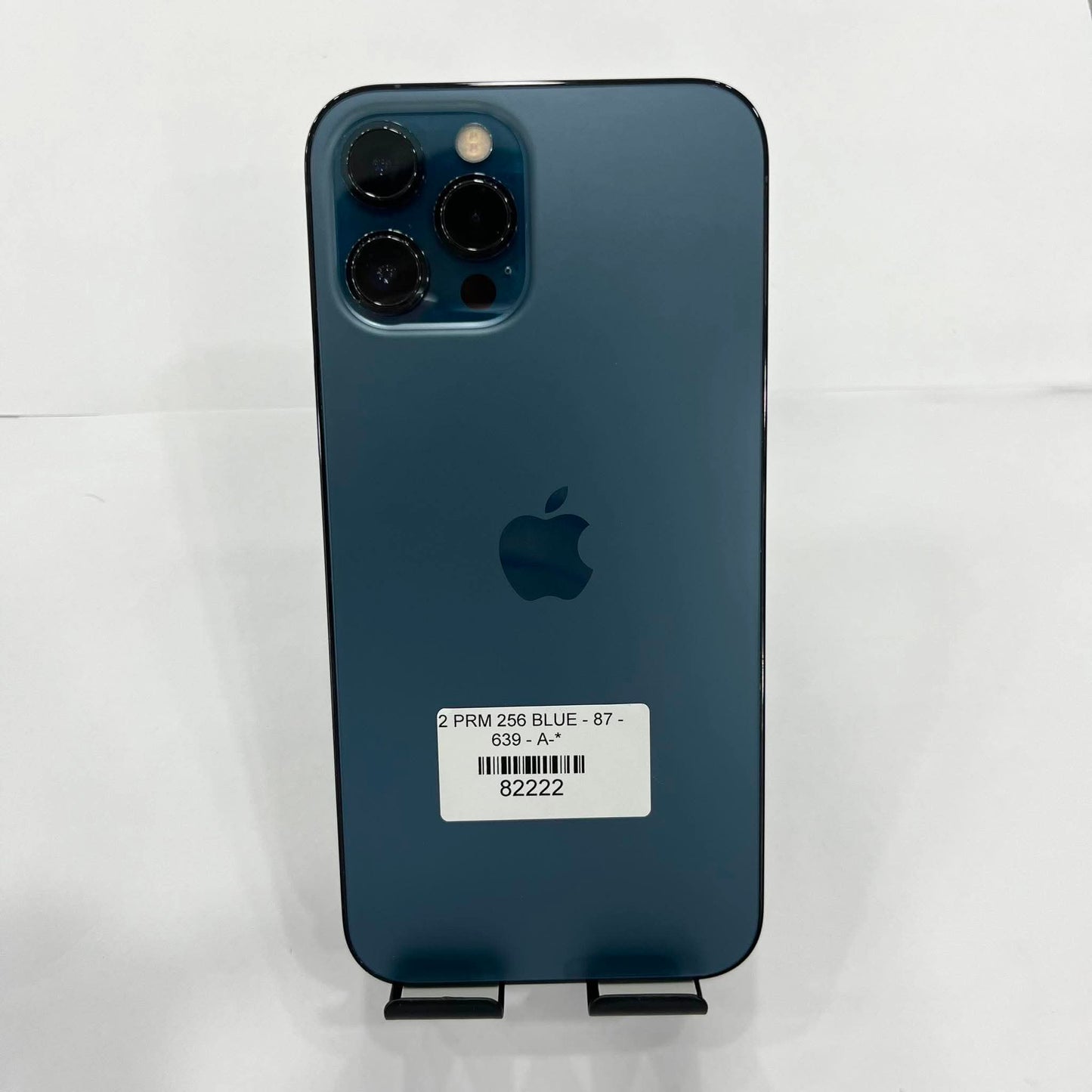 IPhone 12 Promax 256gb Màu Xanh blue - Pin 87% - 82222 - A-* Busan