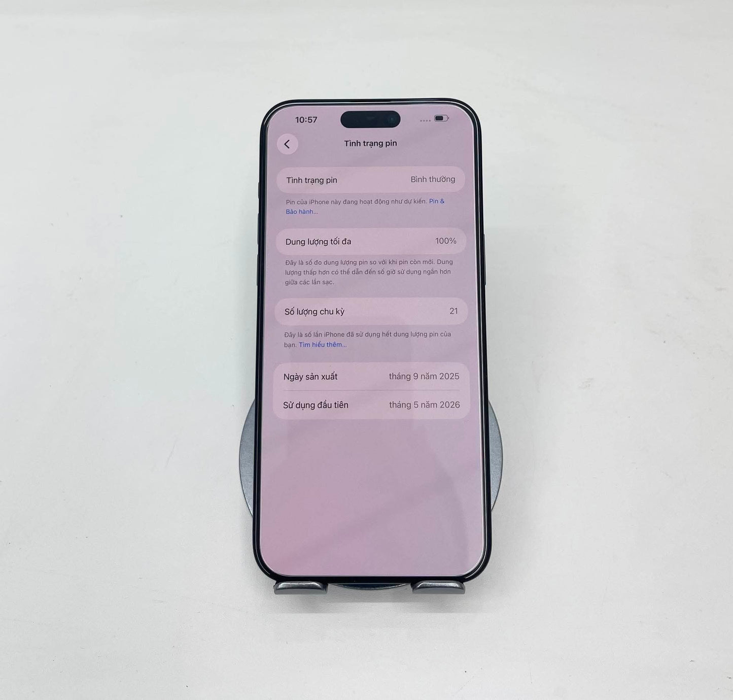 IPhone 15 Promax 256gb Màu Blue refo - Pin 100% sạc 21 lần - 17530