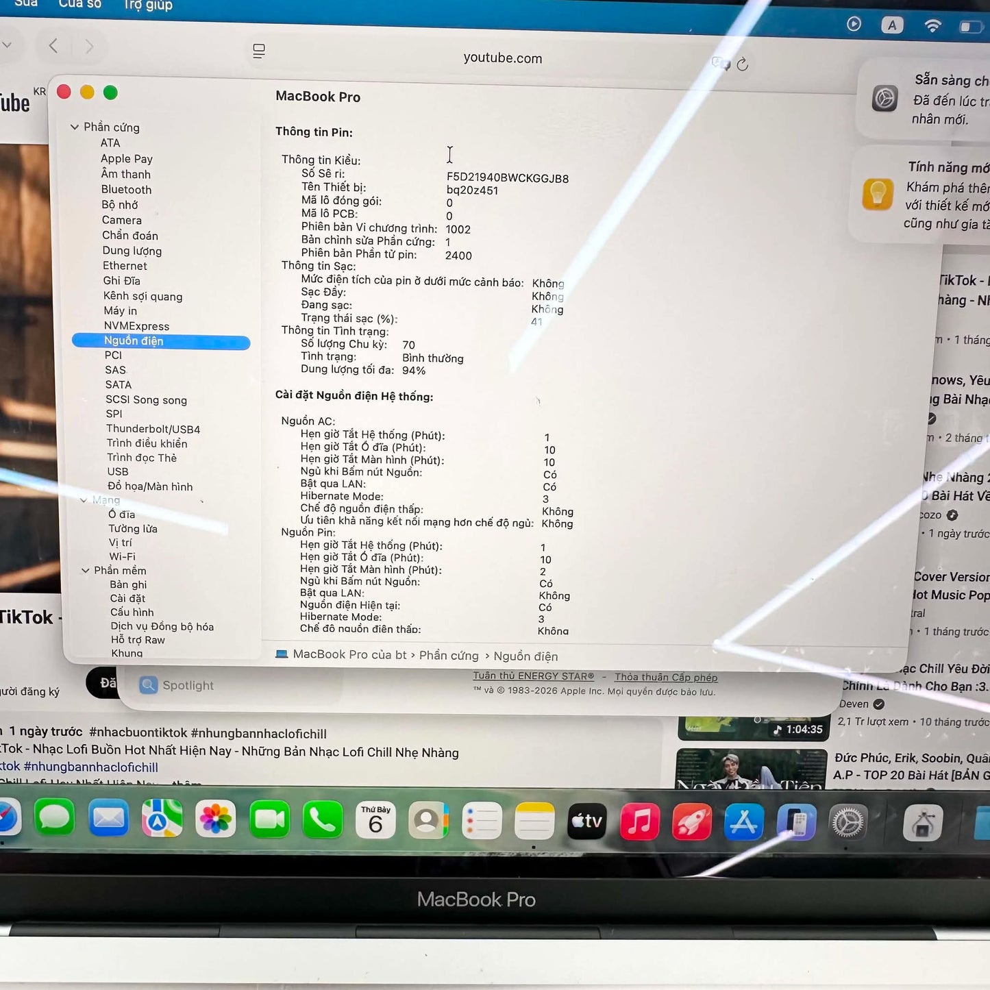 MacBook Pro M2 bản 8/256 XAM - Pin 94% - PKGG9 A-