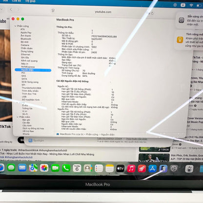 MacBook Pro M2 bản 8/256 XAM - Pin 94% - PKGG9 A-
