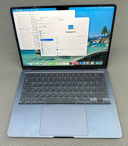 MacBook Air M2 bản 8GB/256GB Màu xanh đen - Pin 96% -RC9NK
