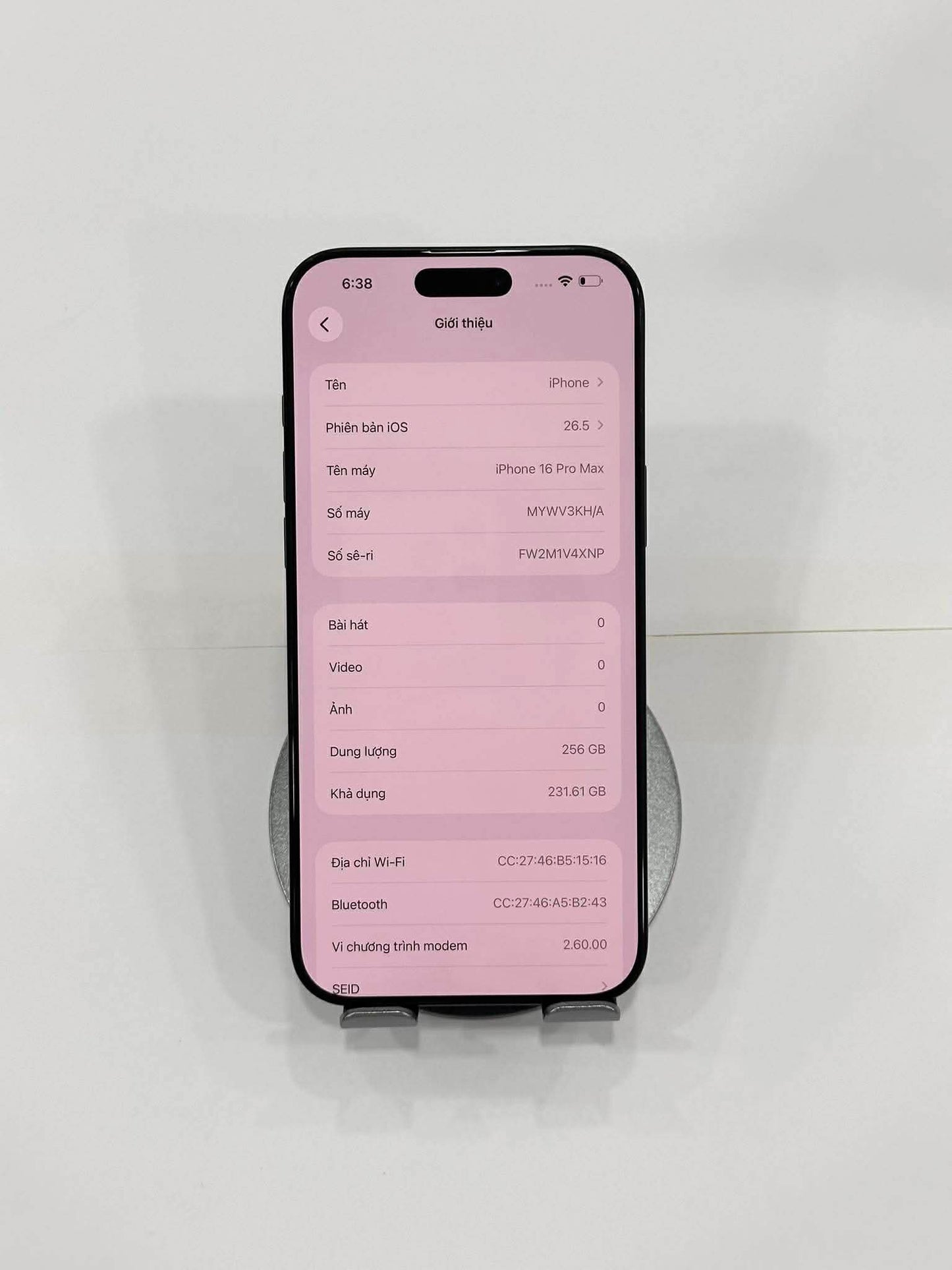 IPhone 16 Promax 256GB màu Đen - Pin 92% - 90470 - a- Teku