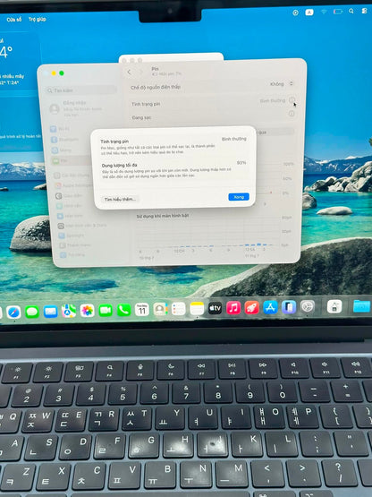 MacBook Air M2 bản 8GB/256GB Màu xanh đen - Pin bình thường -  YQXGC - A-* Teku