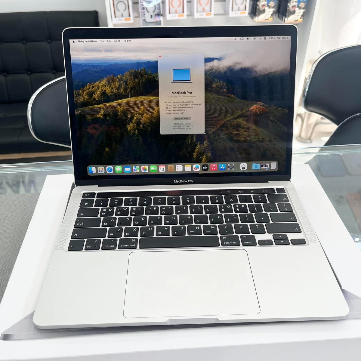 MacBook Pro 2020 bản 16/256 bạc - sạc 36 lần - 3P3YX- a-* Busan