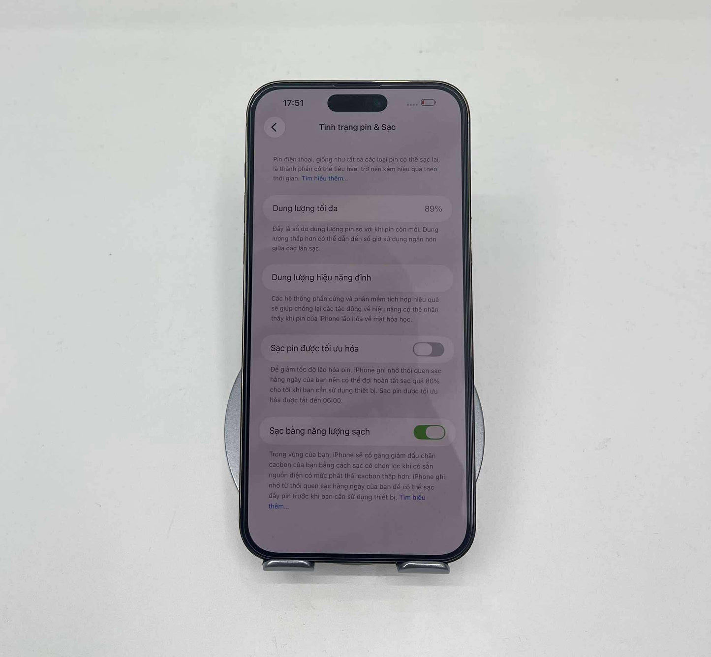 IPhone 14 ProMax 128GB Màu tím - Pin 89% - 00273 TEKU