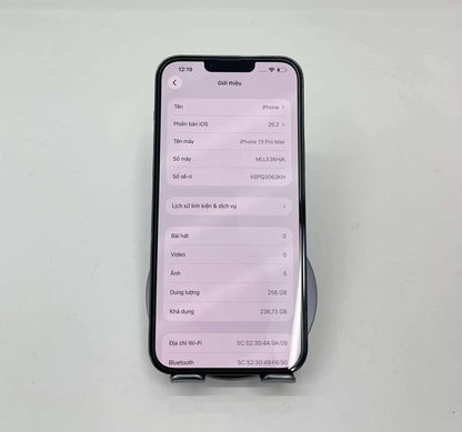 IPhone 13 Promax 256gb Màu Blue - Pin thay mới 100% - 16267 A-