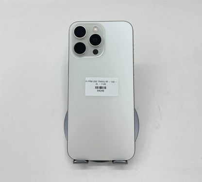 IPhone 15 Promax 256gb Màu Trắng refo - Pin 100% sạc 0 lần - 84048