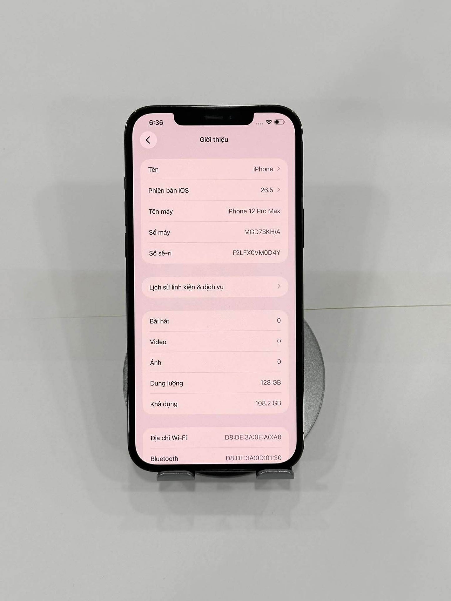 IPhone 12 Promax 128gb Màu đen - Pin thay mới 100% - 55309 - A-* Teku