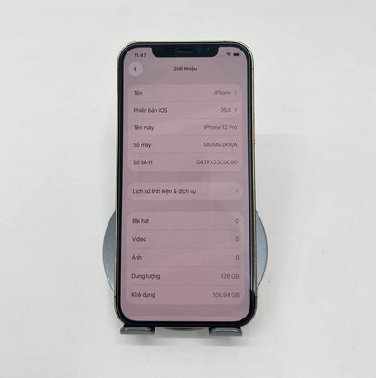 IPhone 12 Pro 128gb Màu Vàng - Pin thay mới 100% - 99374 - A-