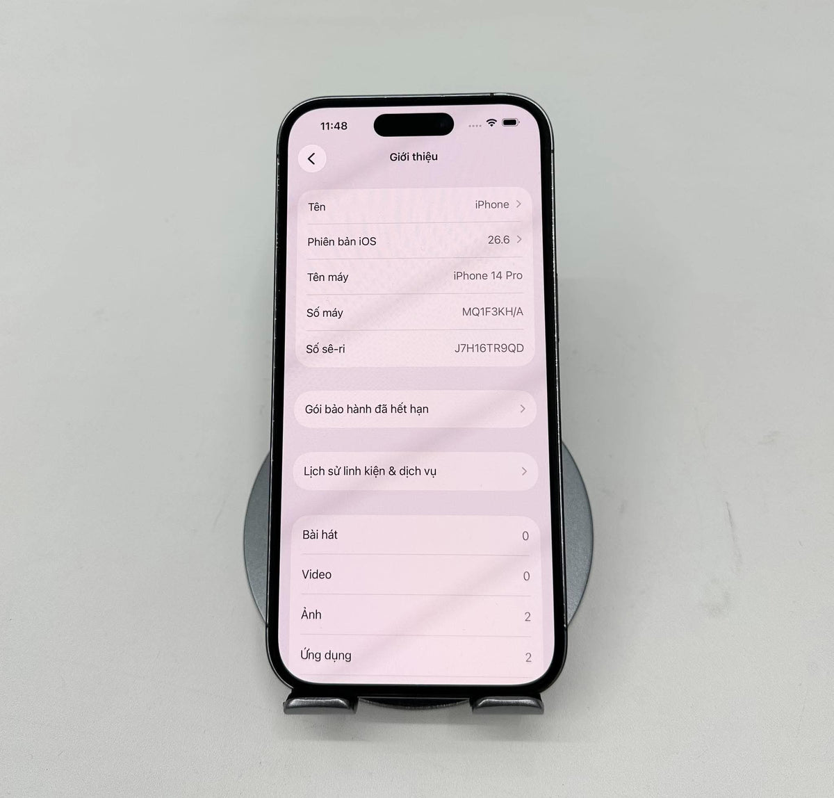IPhone 14 Pro 256gb Màu Tím - Pin 100% LKCH - 65177 A-