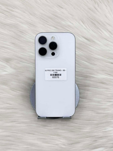 IPhone 16 Pro 256GB Màu trắng - Pin 99% - 65576 TEKU