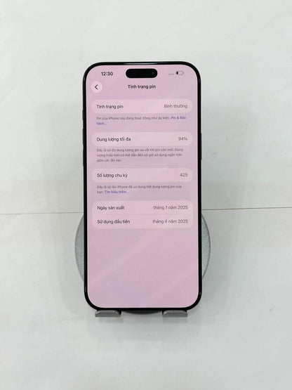 IPhone 16 ProMax 256GB Màu đen - Pin 94% - 68480 - a- Teku