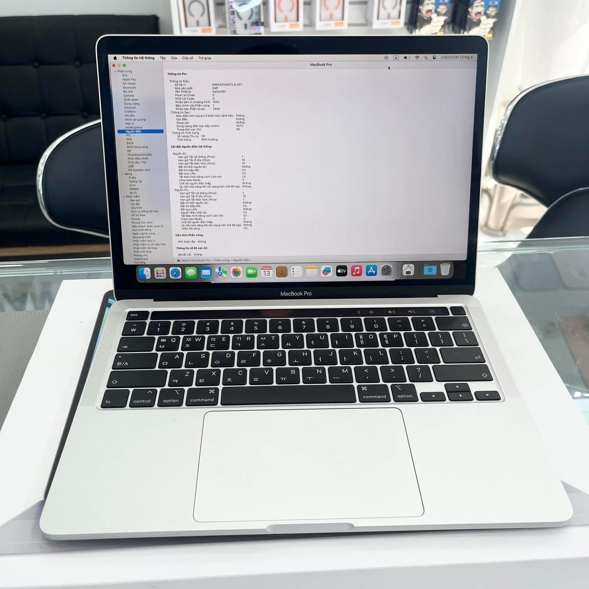 MacBook Pro 2020 bản 16/256 bạc - sạc 36 lần - 3P3YX- a-* Busan