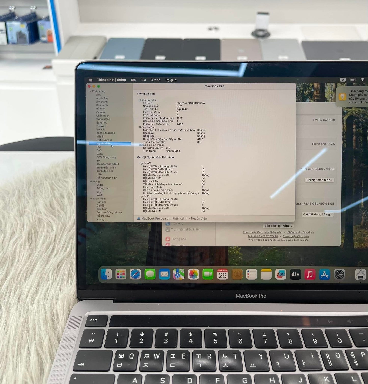 MacBook Pro 2020 8/512 Màu Xám - 7P3Y0 A-