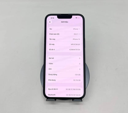 IPhone 14 128GB màu Đen - Pin 94% - 59572