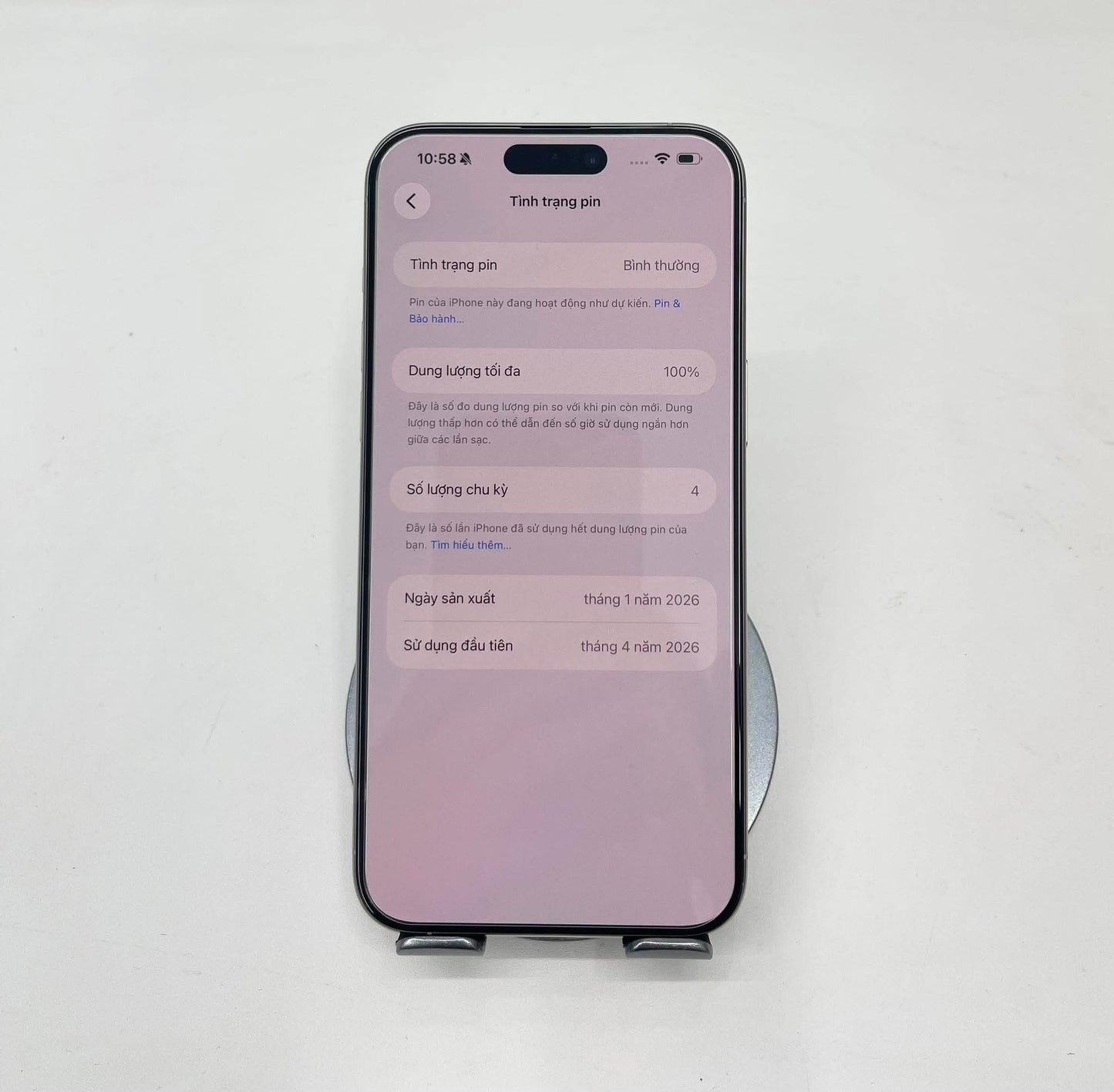 IPhone 15 Promax 256gb Màu trắng refo - Pin 100% sạc 3 lần - 71545
