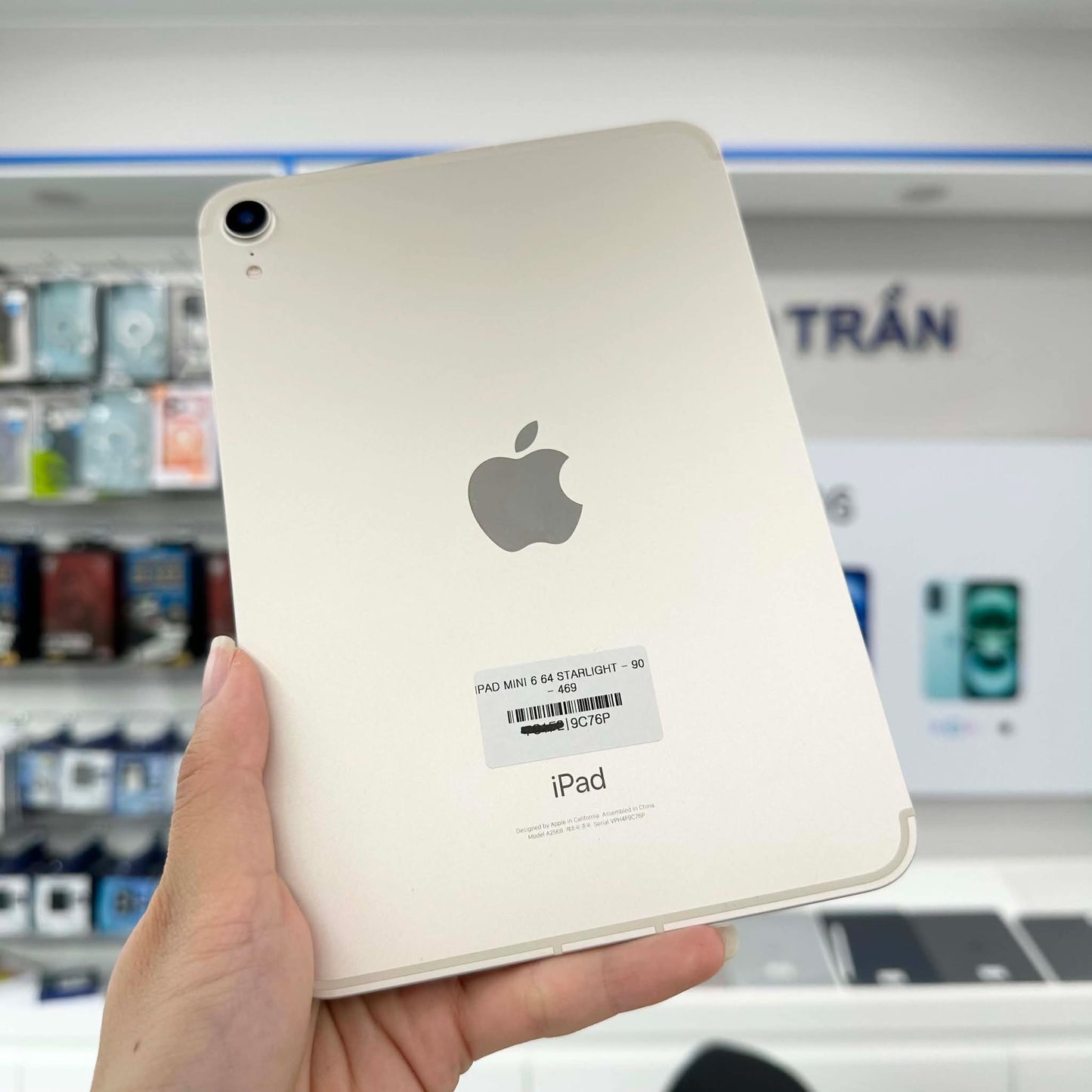 IPad Mini 6 bản 64GB Màu Starlight - Pin 90% - 9C76P