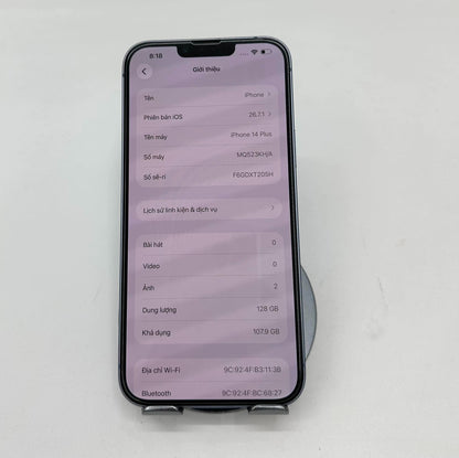 iPhone 14 Plus 128GB Màu Blue - Pin thay mới 100% - 32743 - A-*