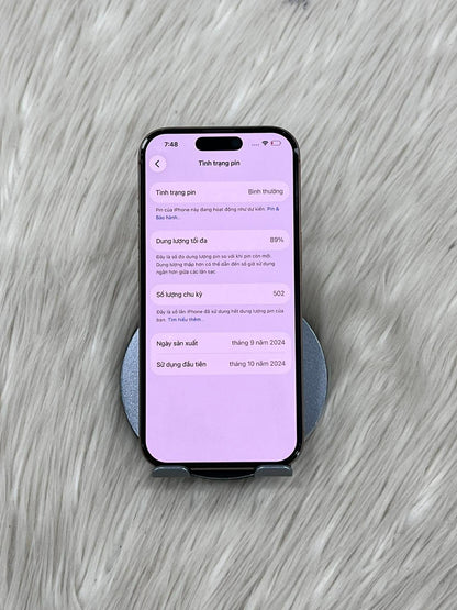 IPhone 16 Pro 256 Màu Vàng - Pin 89% - 03780 A-* TEKU