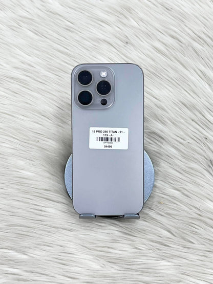 IPhone 16 Pro 256 Màu Titan - Pin 91% - 04496  A-* TEKU