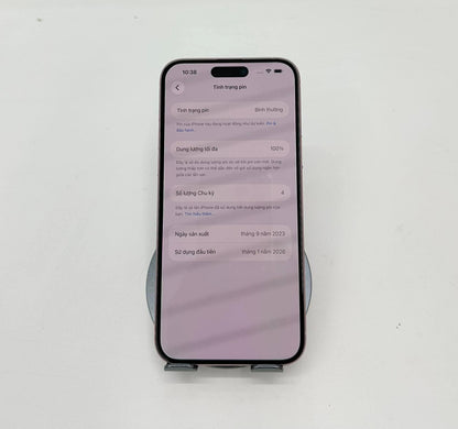 IPhone 15 Plus 128GB Màu hồng - Pin 100% sạc 3 lần - 61824 A-*