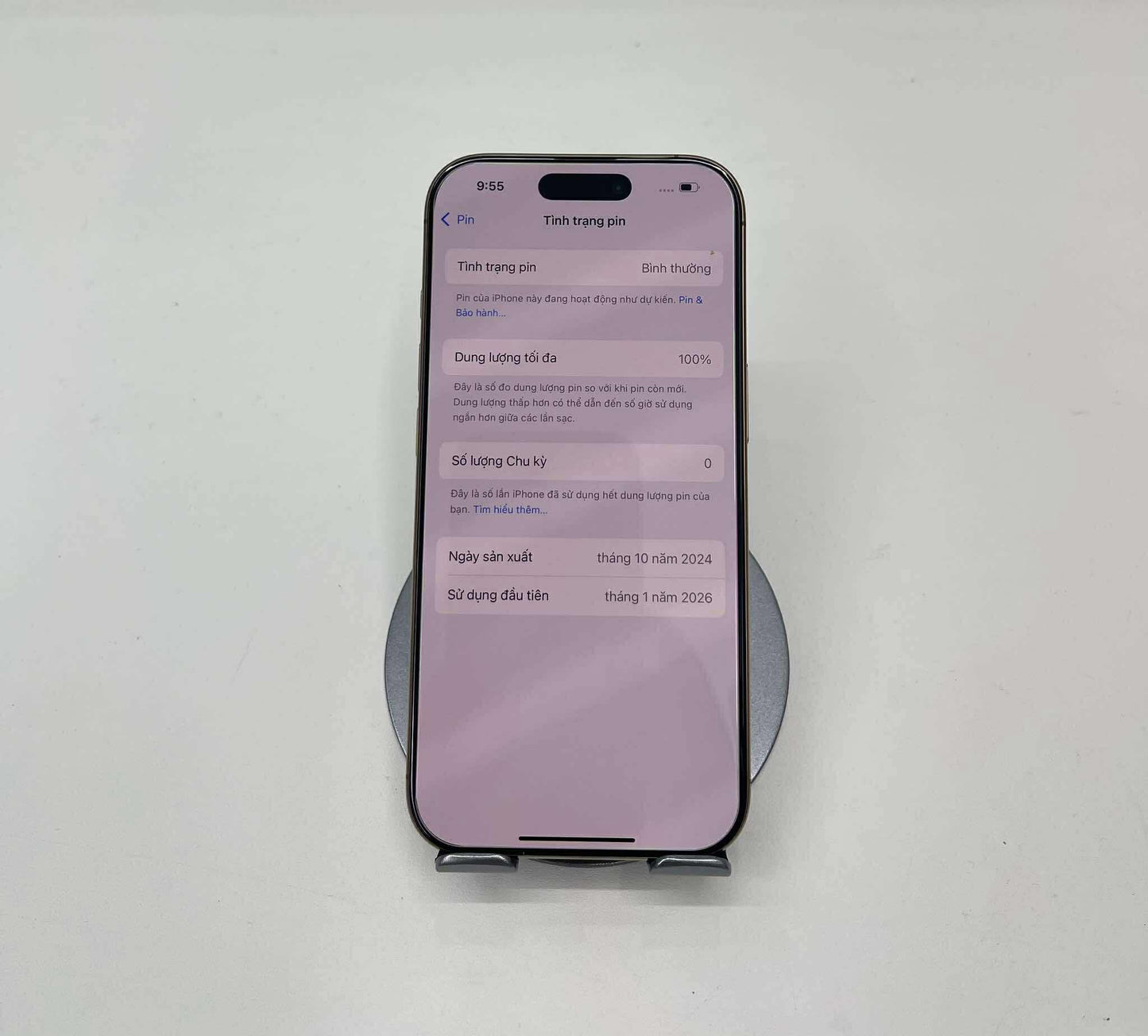 IPhone 16 Pro 256GB Màu vàng - Pin 100% sạc 0 lần -65544