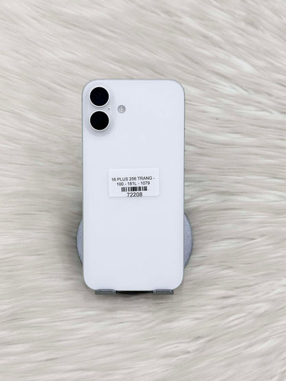 IPhone 16 Plus 256 Màu Trắng - Pin 100% sạc 181 lần - 72208 TEKU