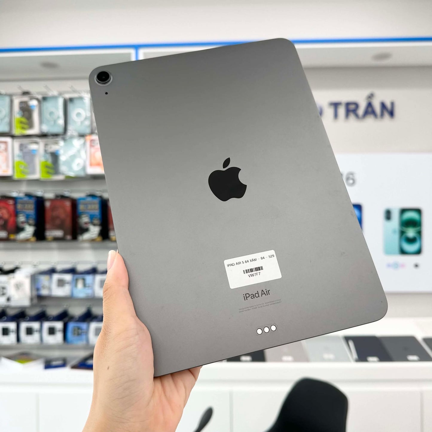 Ipad Air 5 64gb Màu Xám - Pin 84% - VW7F7
