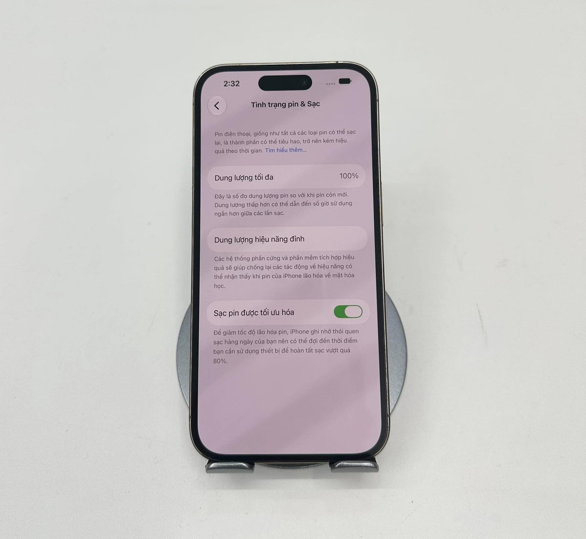 IPhone 14 Pro 256GB màu vàng - Pin thay ch 100% - 38034 -a -